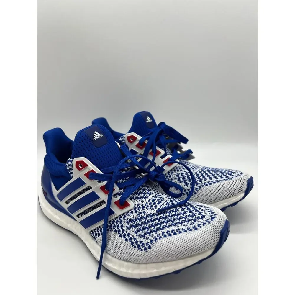 adidas Ultraboost 1.0 Cloud White Royal Blue Running Shoes IH3018 Men's Size 7.5